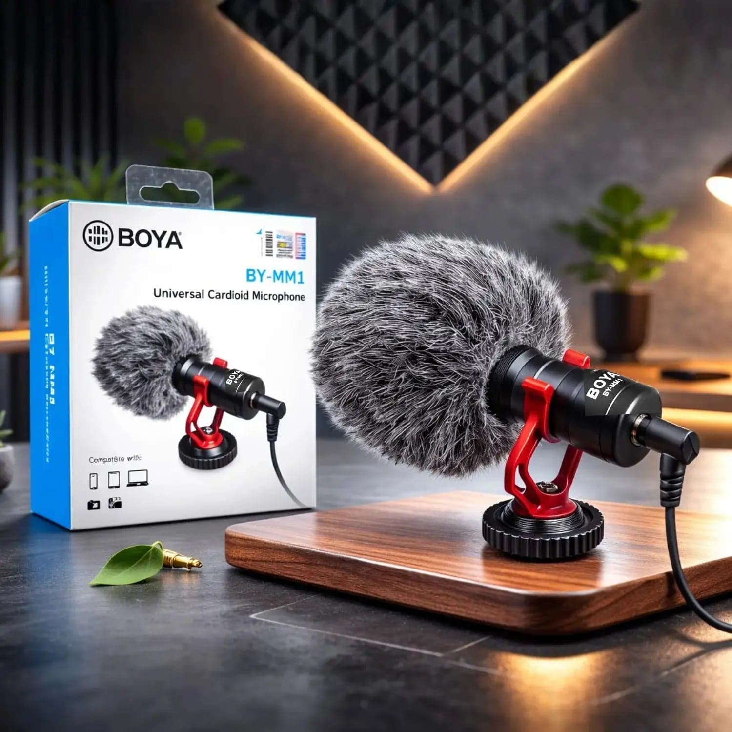 BOYA BY-MM1 Cardioid Microphone for Smartphone & DSLR